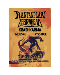 RANTANPLAN/ZEBRAHEAD 24.07.2024 Furtwangen (optionales Camping)