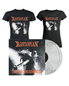 RANTANPLAN 'Live Übel und Gefährlich' 2LP + Shirt