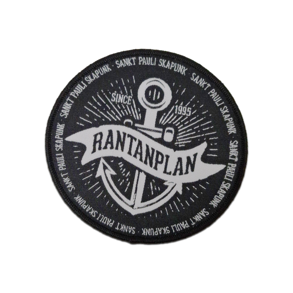 RANTANPLAN 'Anker' Aufnäher Rund