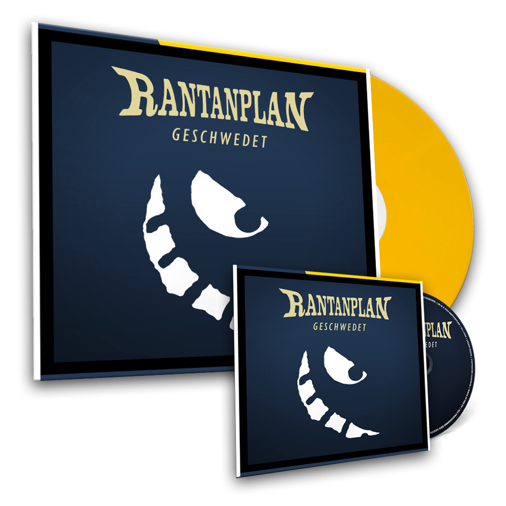 RANTANPLAN 'Geschwedet' Vinyl Gelb + CD Digipak