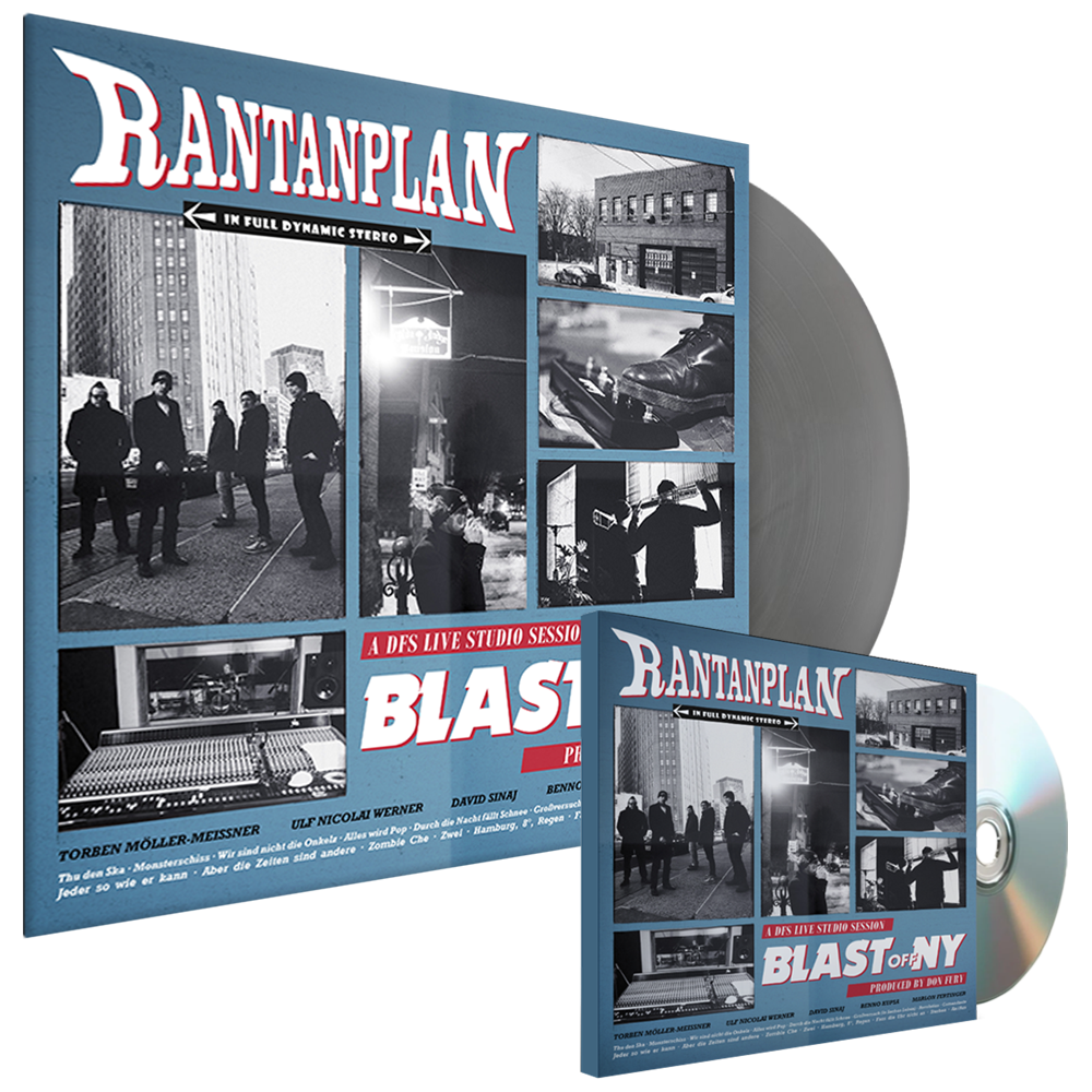 RANTANPLAN 'Blast Off NY' Vinyl New York Grey + CD Digipak