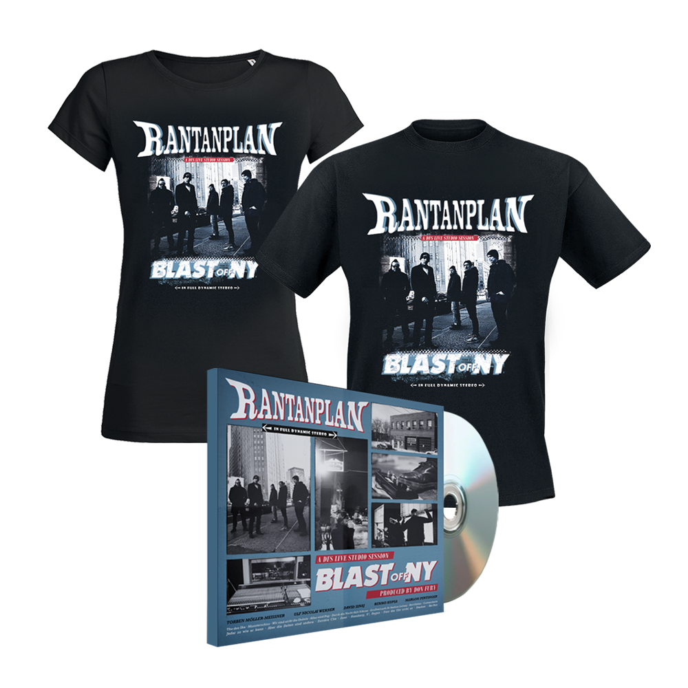 RANTANPLAN 'Blast Off NY' CD Digipak + Shirt
