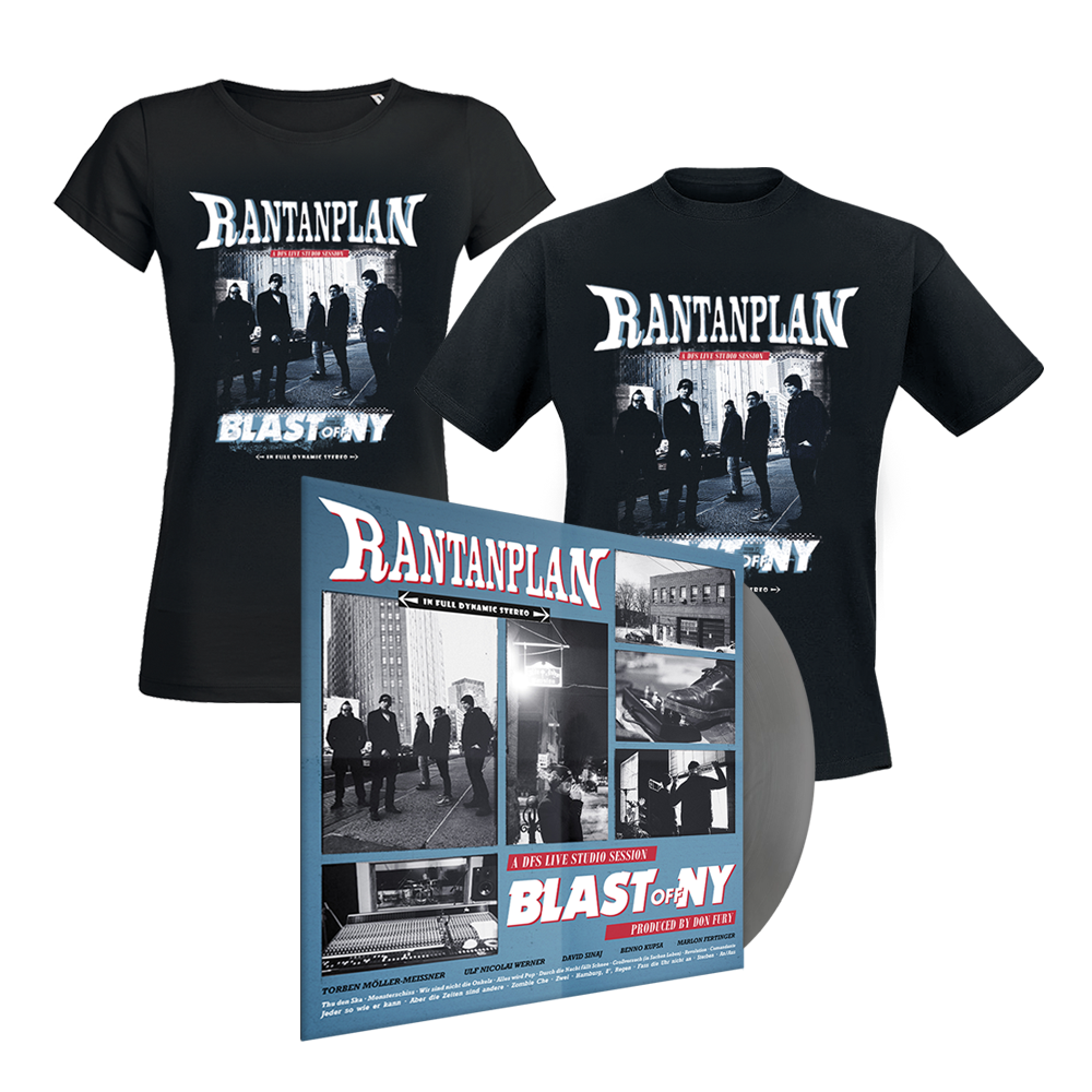 RANTANPLAN 'Blast Off NY' Vinyl New York Grey + Shirt