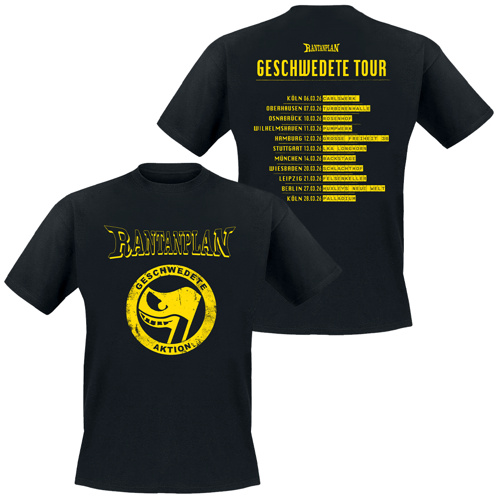 RANTANPLAN 'Geschwedete Tour' T-Shirt