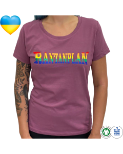 RANTANPLAN 'Rainbow Logo' Soli Girlie Mauve