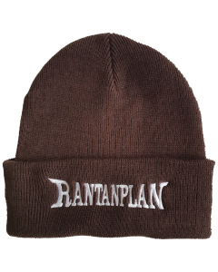 RANTANPLAN 'Logo' Beanie, braun